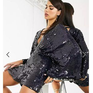 ASOS Kimono Edition Sequin Romper